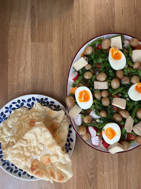 recept saláta Indonézia gado gado