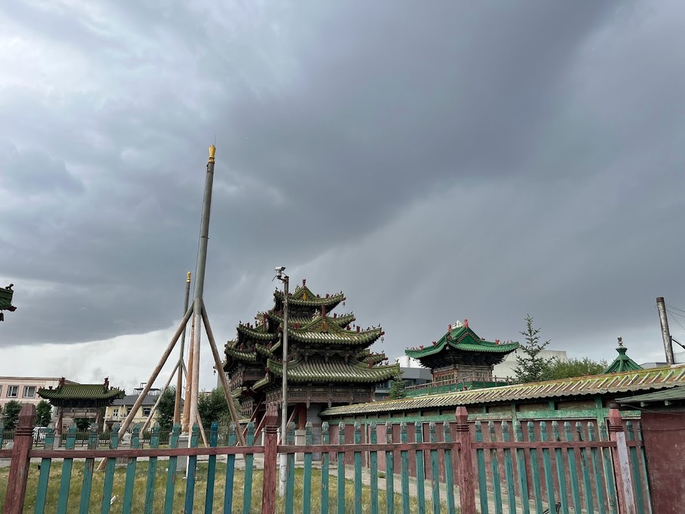 Bogd Khan 1905-ben épült Téli palotája Ulánbátorban