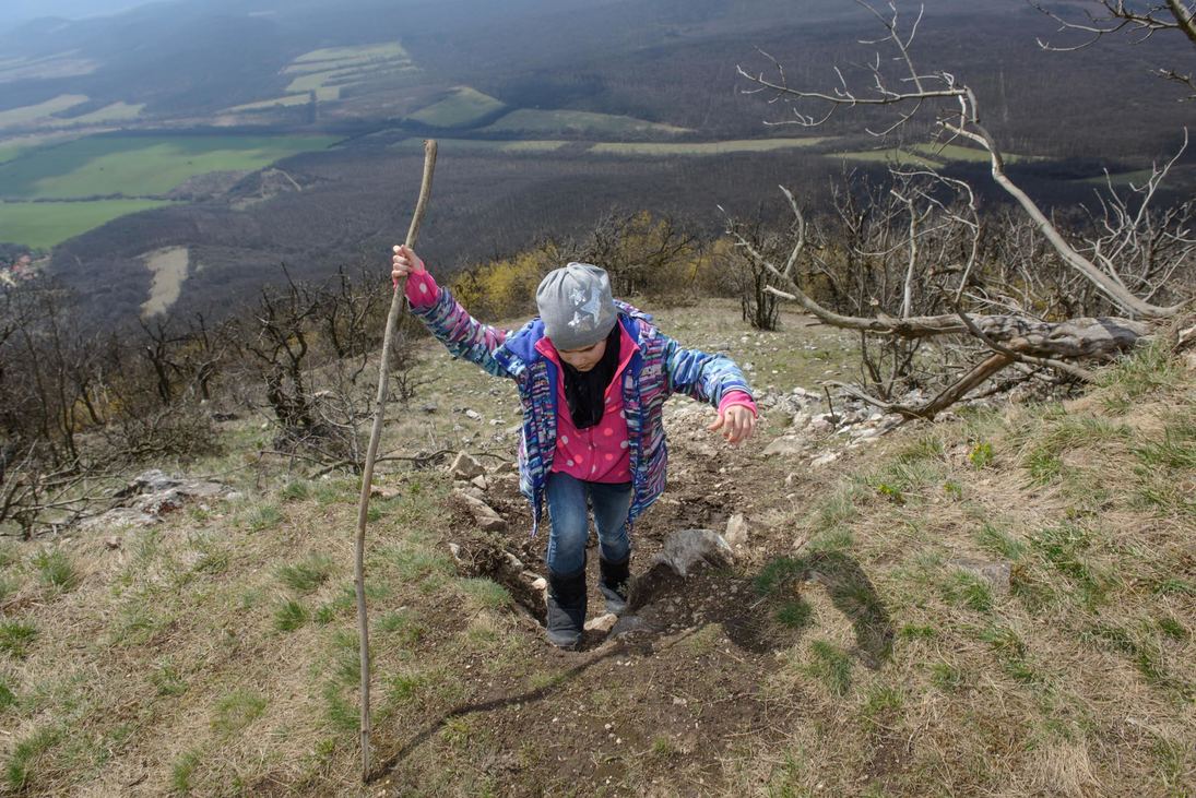 A kisebbik lányom a csúcsra tör